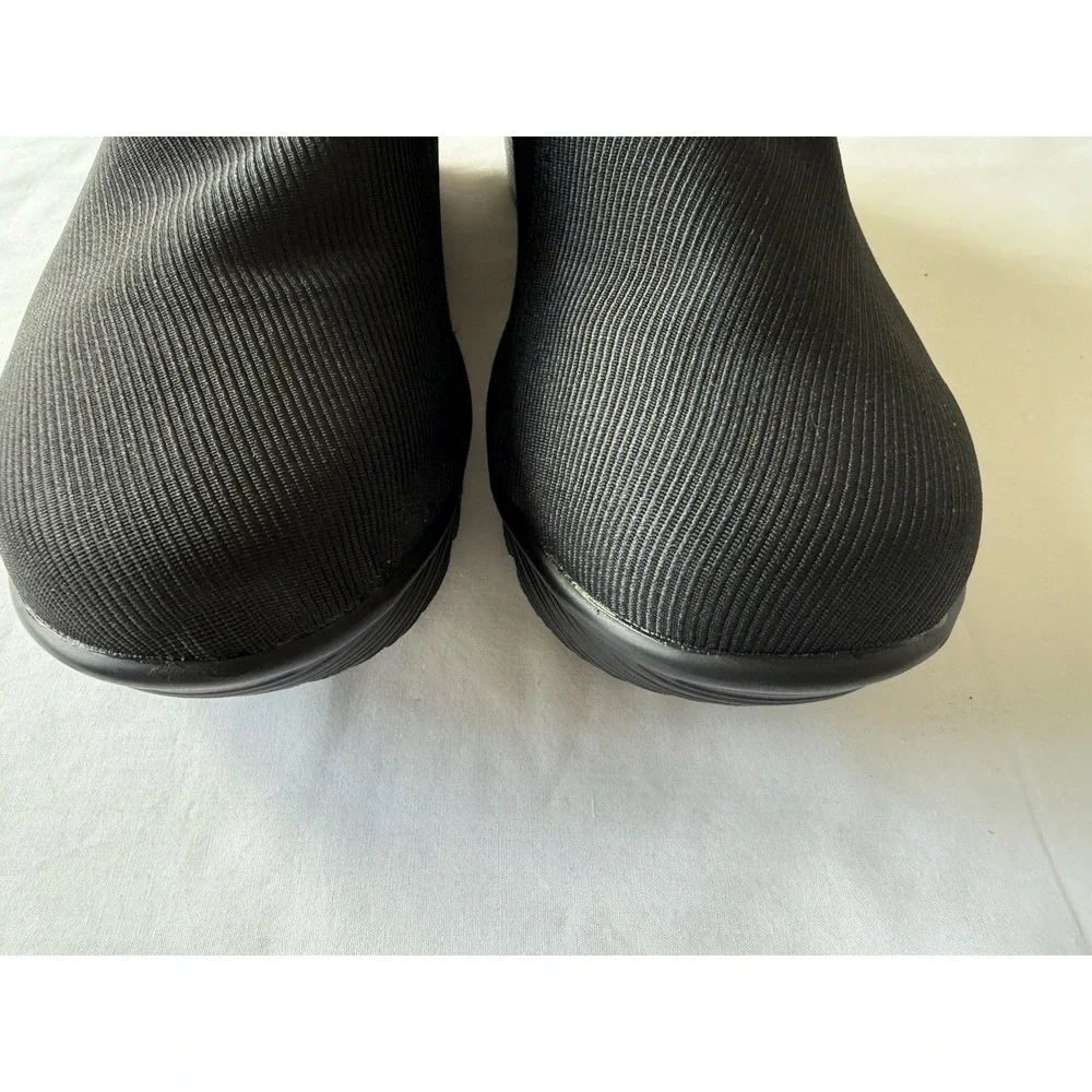 Bernie Mev New York Maile Black Wedge Women's Shoes US Size 8 Comfort